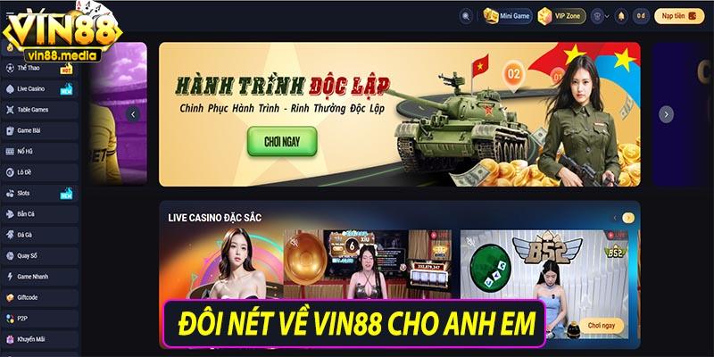 Đôi nét về Vin88 cho anh em