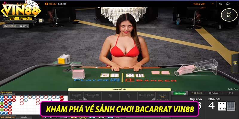 Khám phá về sảnh chơi bacarrat Vin88